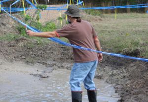 BHT likes mud bogs. Here he entices guys at Gainesville's Swamp Cross.