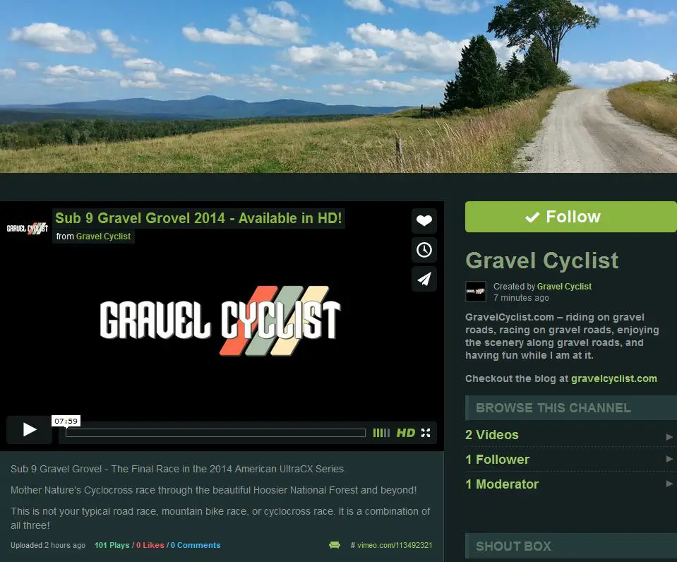 GravelCyclist Vimeo
