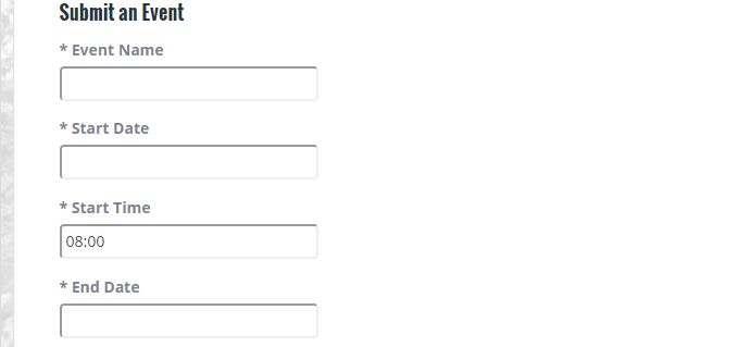 Submit Event