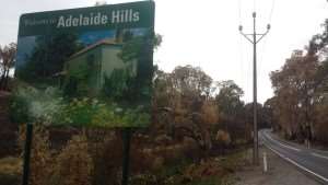 The Adelaide Hills, burned.