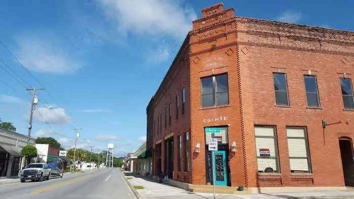 Downtown Mayo, Florida.
