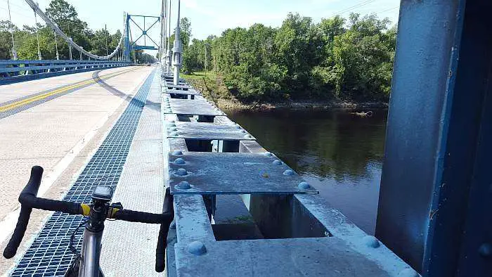 Crossing the Suwannee river.