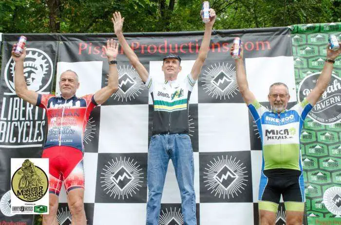 K-Dogg of Gravel Cyclist takes the win in 60+! Photo by Icon Media Asheville.
