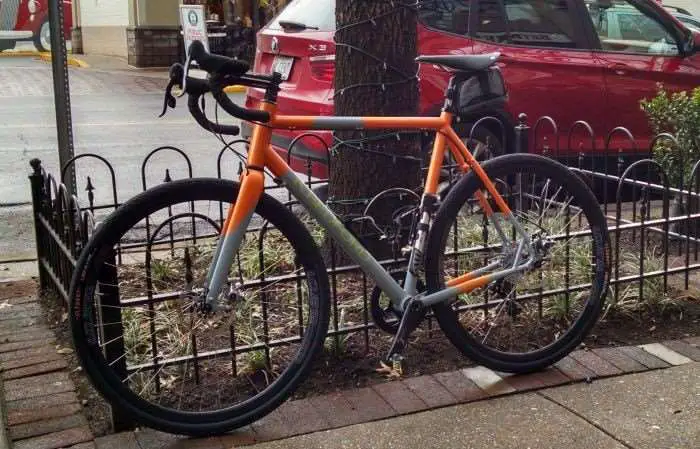Smiley's bike doesn't sit around in studios - it gets ridden.