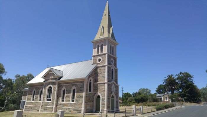 I'm not a religious man, but I can appreciate the beauty of this church in the country town of Keyneton.