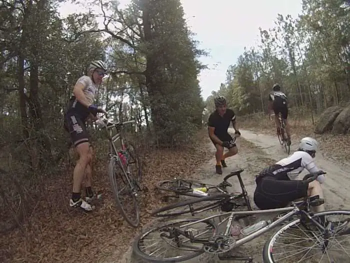 Dr. Pain of Gravel Cyclist and Artie Deianni on the deck.
