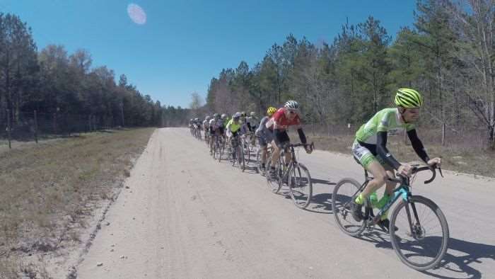 Ryan Woodall has the hammer down on the "3 Sisters".