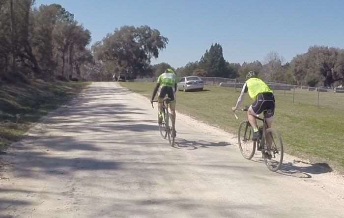 Ryan dances away on the tough climb to the line.