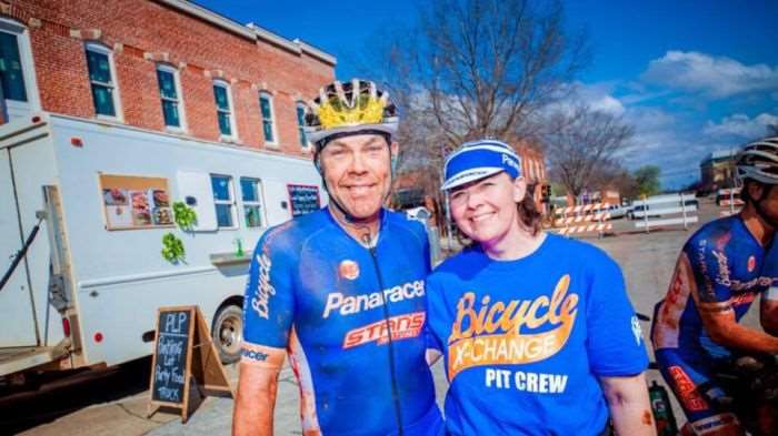 Bob with wife Becky - she's an integral part of his support network!