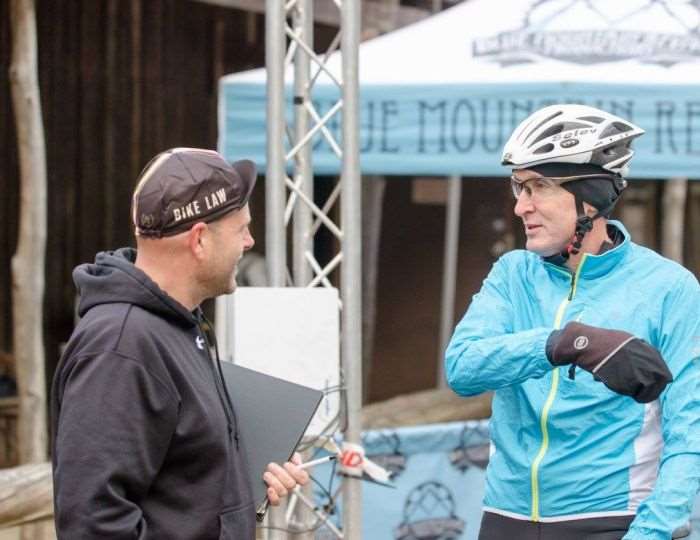 K-Dogg adorned in el-cheapo jacket. Photo by Icon Media Asheville.
