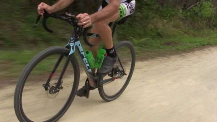 The legs of the former National Cyclocross Champion.