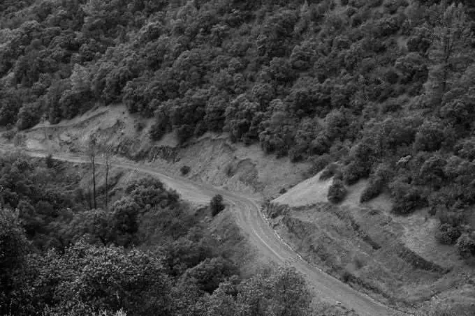 The sort of terrain the NDVR bike is made for.