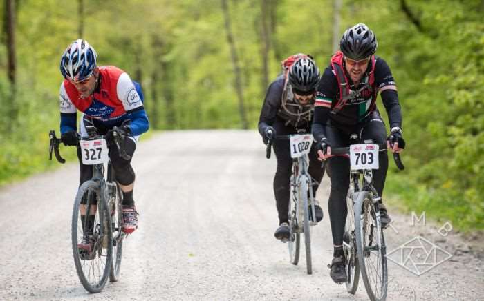 Photo by TMB Images. Riders suffering on Oriole Road. #703 is Charlie's brother, Alex.