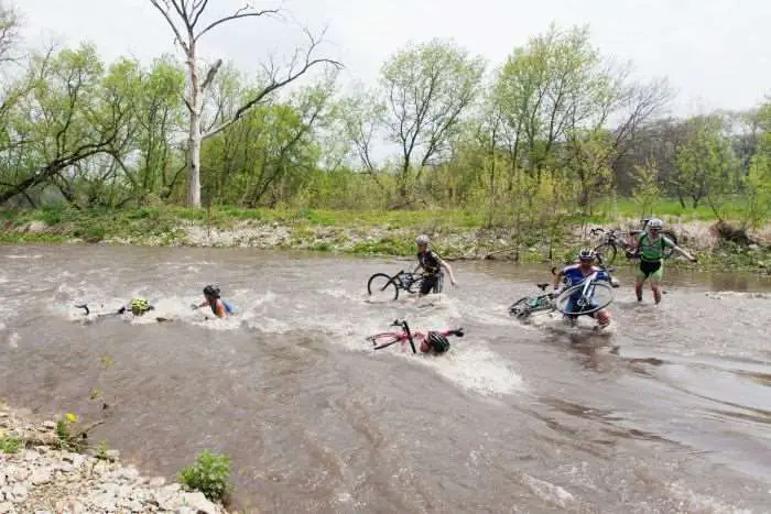 The creek crossing 2013. Anyone fancy a swim?