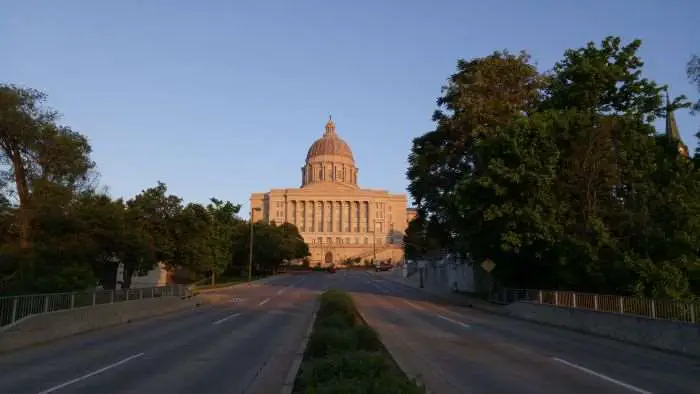 Just up the road from Red Wheel, the Capitol Building.