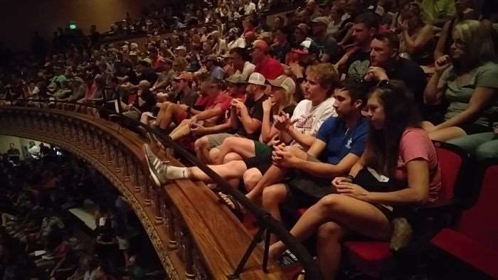 Standing room only!