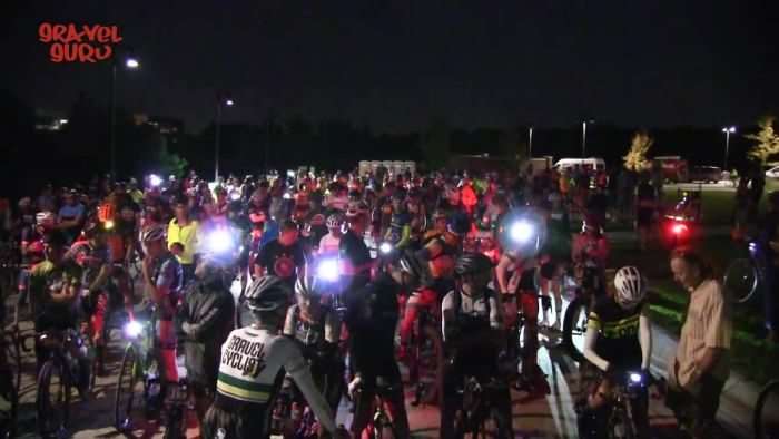 Over 250 riders awaiting the start. Photo by Gravel Guru.