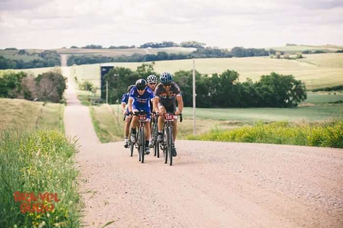 Ethan Froese on the front. Photo by Gravel Guru.