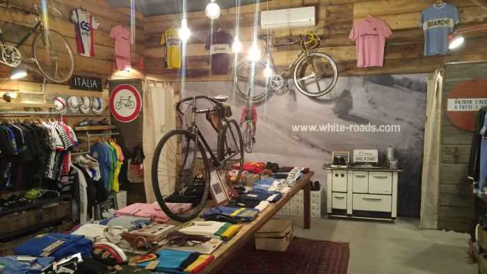 Further inside the L'Eroica shop.