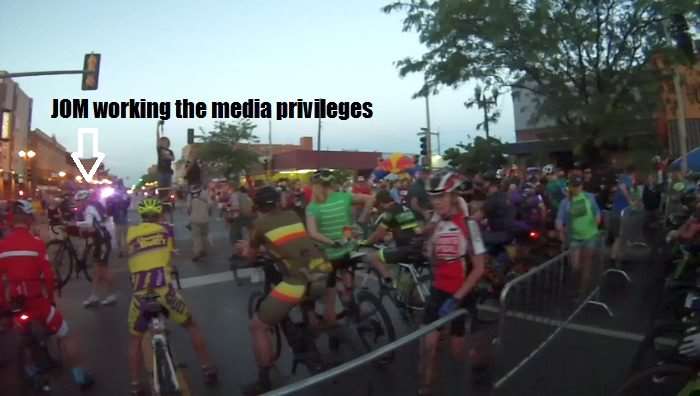 JOM at 2016 Dirty Kanza 200 before race start.