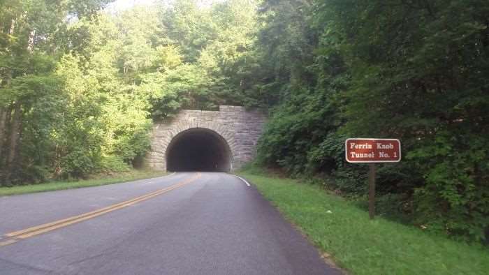 One of the many tunnels leading to Mount Pisgah.