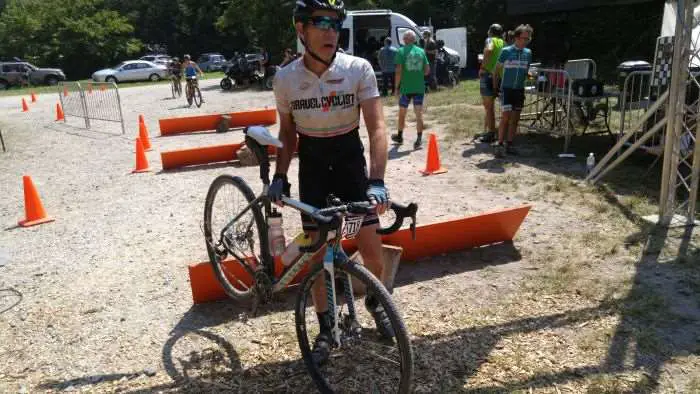 Pfaff Daddy crosses the line, spent.