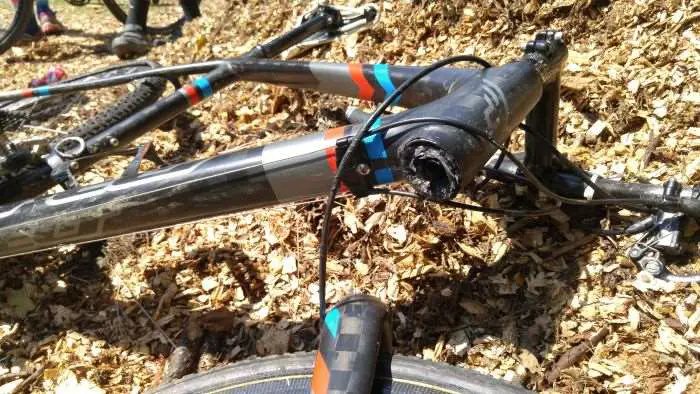 Yikes... we understand the owner of this bike is fine.