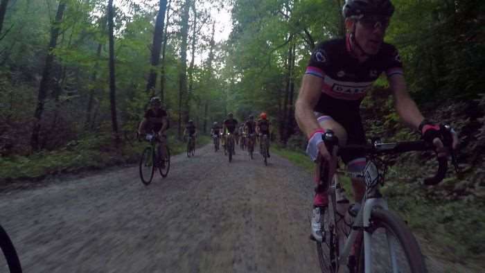 Andrew Pooser (another bad ass) temporarily on my wheel.
