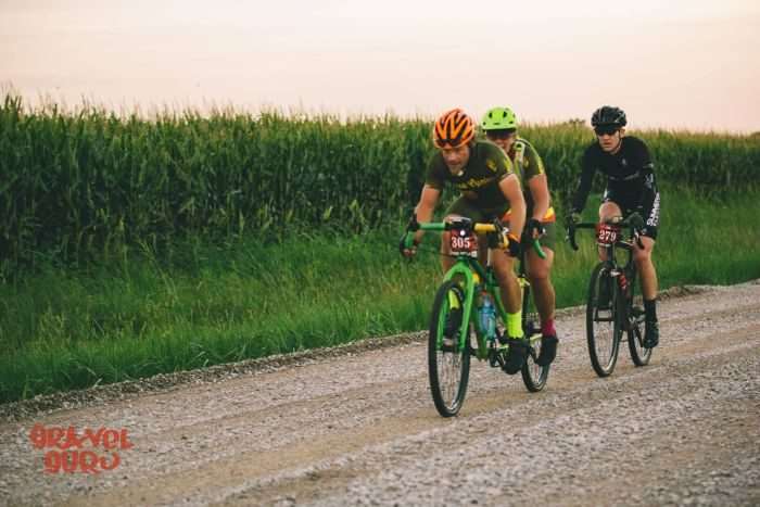 Jay and Tracey working hard at 2016 Gravel Worlds. Photo by Gravel Guru.