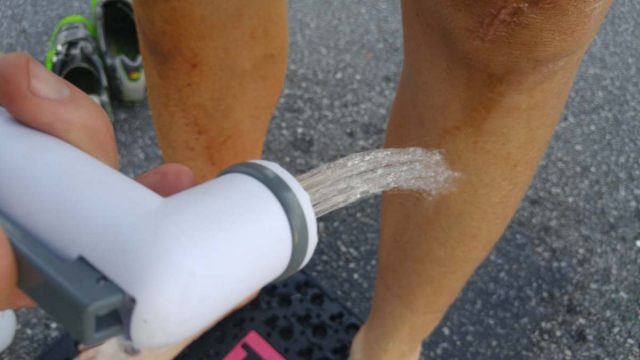 on track portable shower review