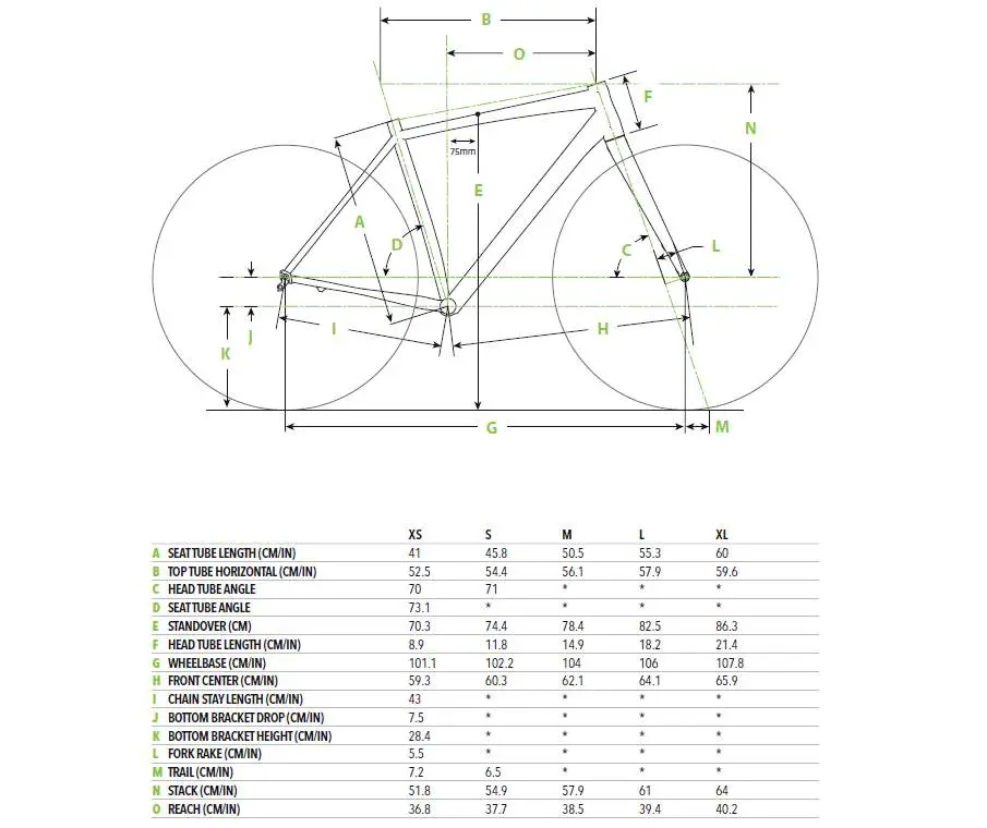 cannondale topstone sizing