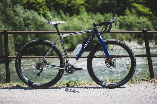 cicli galetti stainless steel gravel bike