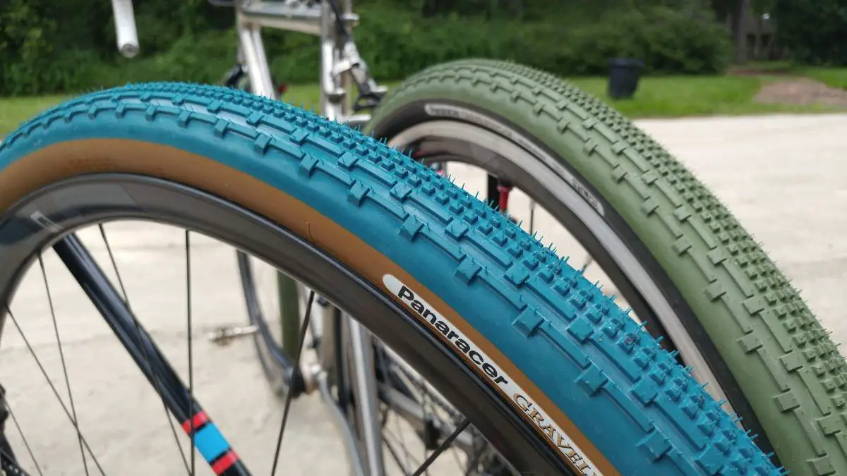 The Colorful Panaracer GravelKing SK Tubeless Tyres (Tires) Fitted on