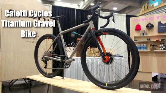 caletti cycles titanium gravel bike