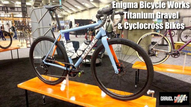 enigma bicycle works titanium gravel bike nahbs
