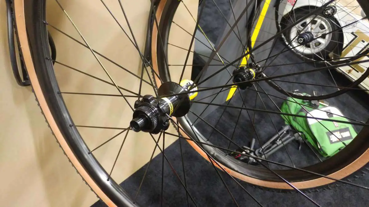 Spotted at NAHBS 2019 Mavic Prototype Carbon Gravel Wheels & New Rims