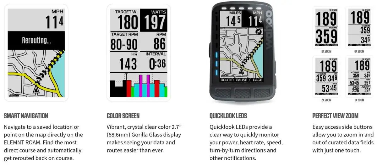Wahoo ups the ante with ELEMNT ROAM GPS Cycling Computer (in Color