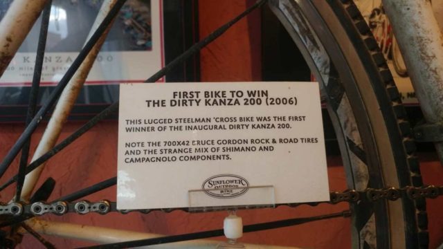 first bike to win dirty kanza steelman cyclocross