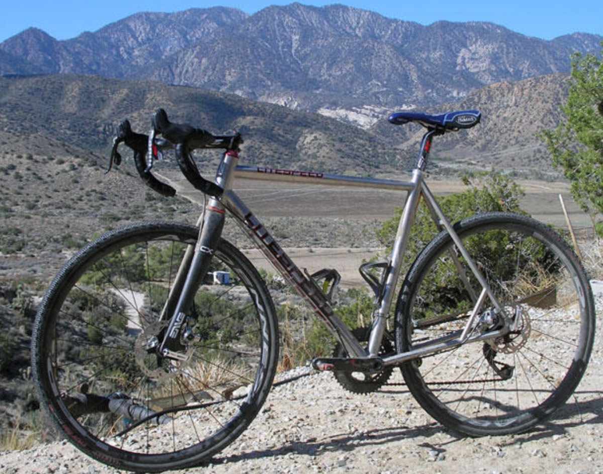 litespeed prototype titanium gravel bike