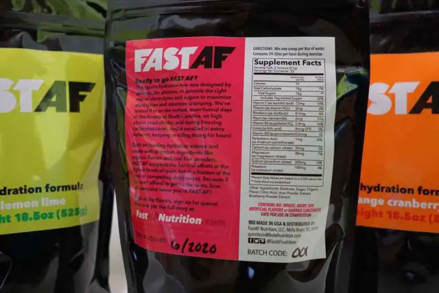 fast af nutrition hydration