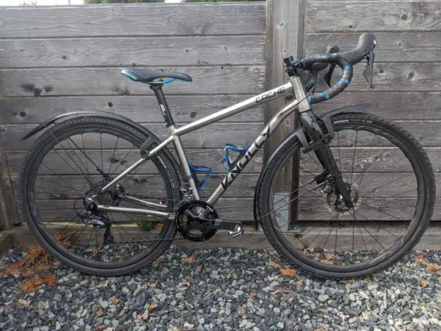 knolly bikes cache titanium gravel bike