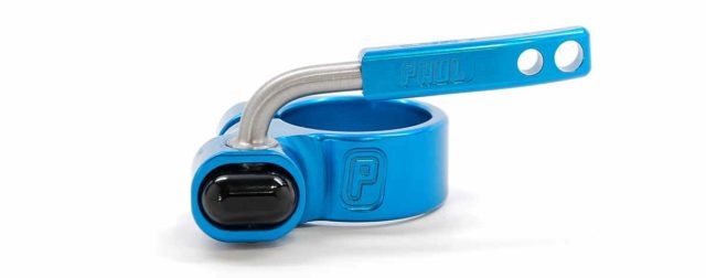 paul components anodized blue parts