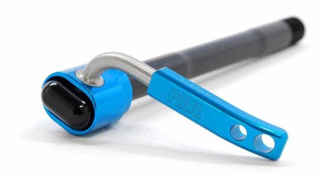 paul components anodized blue parts