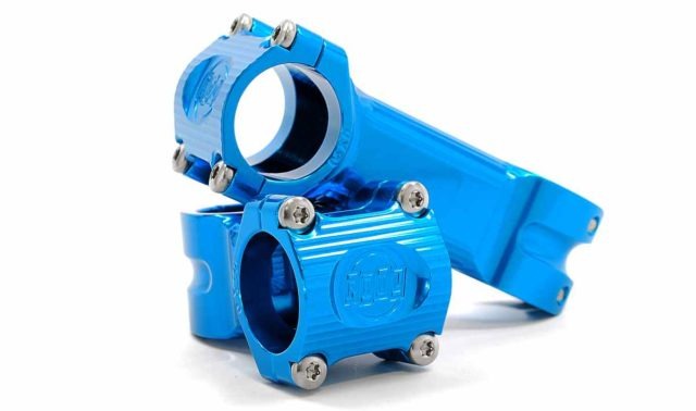 paul components anodized blue parts