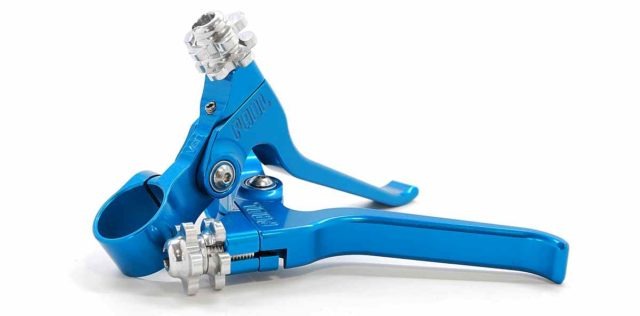 paul components anodized blue parts