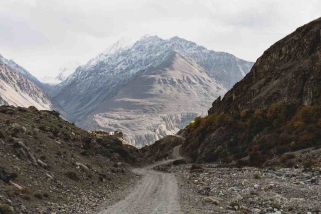 gravel cycling in Tajikistan