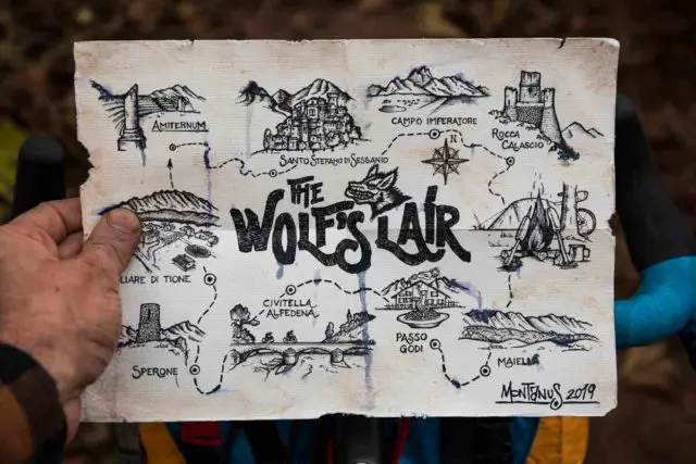 wolfs lair bike packing ride Apennines Mountains