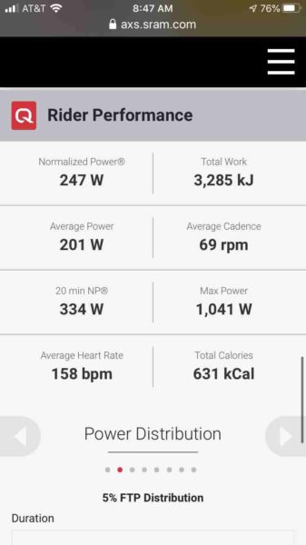 sram axs web ride analysis tool