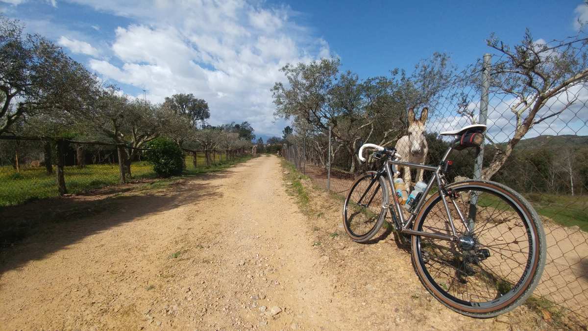 gravel cycling around girona spain