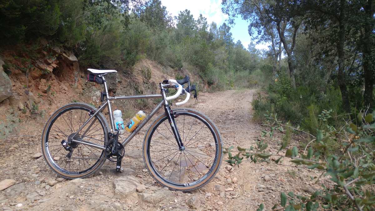 gravel cycling around girona spain